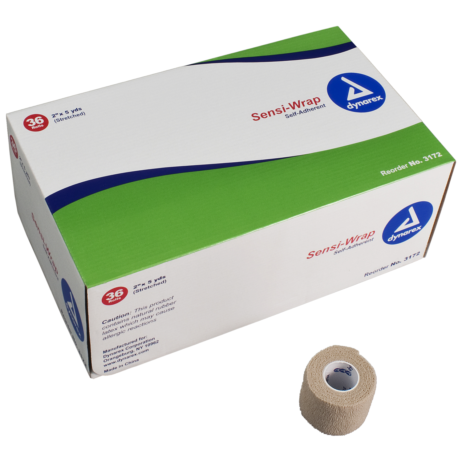Dynarex 3561 Cloth Surgical Adhesive Tape .5'' x 10 yds. 24 Roll
